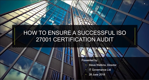 How to ensure a successful ISO 27001 certification audit