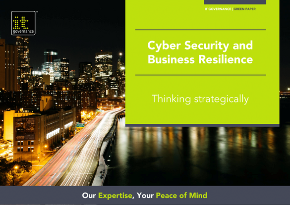 Free pdf download: Cyber Resilience - cyber security and business resilience