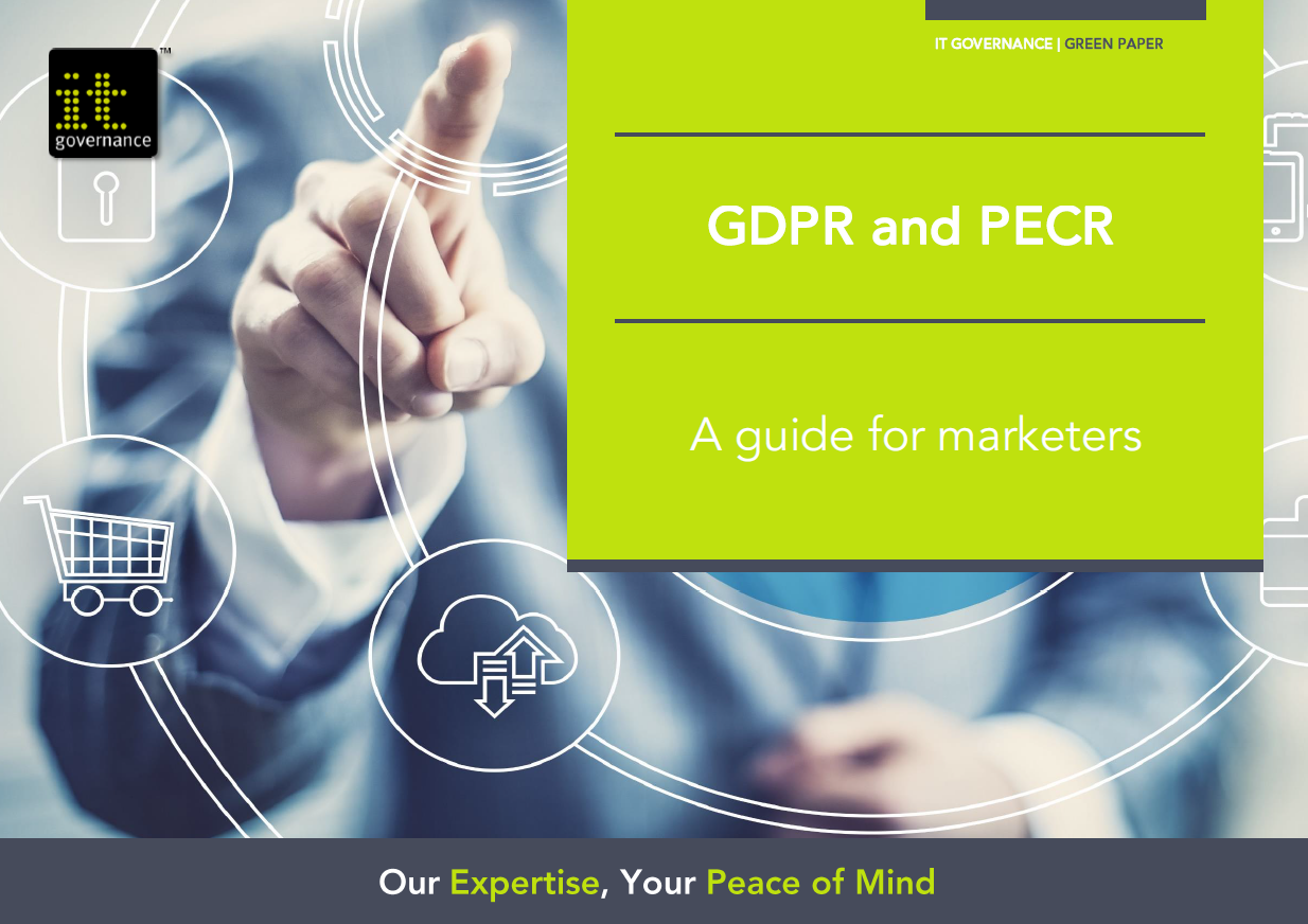 Free PDF download:GDPR and PECR – A guide for marketers