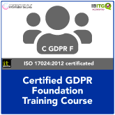Certified GDPR Foundation Training Course