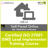 ISO 27001 Certified ISMS Lead Implementer Self-Paced Online Training Course