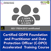 Certified GDPR Foundation and Practitioner and Data Protection Officer (C-DPO) Accelerated Combination Training Course