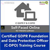 Certified GDPR Foundation and Data Protection Officer (C-DPO) Self-Paced Online Combination Training Course